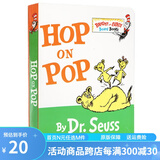 英文原版 Hop on Pop 在爸爸身上跳来跳去 Dr. Seuss 纸板书 廖彩杏书单 苏斯博士系列图书 学前启蒙阅读绘本 英语启蒙辅导故事书 绿山墙