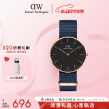 丹尼尔惠灵顿（DanielWellington）DW手表男女情侣表36mm尼龙带欧美石英腕表生日礼物DW00100281