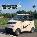 法欣健新款四轮电动车女士小型家用油电老头乐汽车新能源代步电瓶车 专享款+60付45安+40公里