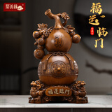 聚善缘福运临门葫芦摆件招财客厅入户玄关电视柜装饰品搬新家乔迁礼物 【现货速发】招财福运临门中号高49cm