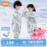 良良（liangliang）婴儿睡袋夏季空调房防踢被宝宝纯棉可拆袖儿童睡袋 林中歌·春秋款【适合20-25℃】 M（建议身高70-85cm）