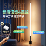 万火智能声控落地灯客厅卧室床头灯阅读极简遥控氛围沙发旁高级感led