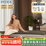 INTEX 64107单人加大充气床垫户外防潮垫陪护折叠床车载床N