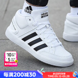 阿迪达斯（adidas）男鞋休闲鞋 25夏新款运动鞋时尚复古网球鞋子舒适耐磨透气滑板鞋 经典黑白/中帮设计/晒图退10 42 内长260mm