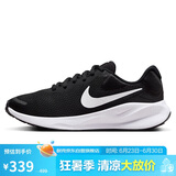 耐克NIKE跑步鞋女透气REVOLUTION 7运动鞋FB2208-003黑36.5