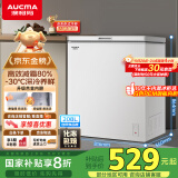 澳柯玛（AUCMA）208升冰柜家用减霜小冷柜 冷藏柜冷冻柜转换 母婴母乳卧式冰箱一级能效 BC/BD-208HNE 国家补贴20%