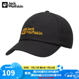 Jack Wolfskin狼爪男帽女帽春夏户外时尚运动休闲透气登山遮阳棒球帽鸭舌帽 1900673-6350/深灰色 均码