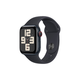 Apple Watch SE  智能手表GPS + 蜂窝款40毫米午夜色铝金属表壳午夜色运动型表带M/L 健康手表MRGC3CH/A