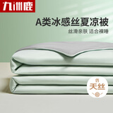 九洲鹿A类抑菌被子可机洗水洗双人儿童被子150x200cm