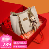 爱情海牛皮包包女包托特包大容量单肩包生日520送女朋友礼物老婆