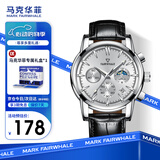 马克华菲（FAIRWHALE）机械风手表男士十大学生考试防水国表瑞士品质腕表生日礼物送男友