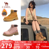骆驼（CAMEL）【山丘】经典大黄靴反绒马丁靴户外工装靴 L23W076065 土黄 39