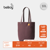 Bellroy澳洲 City Tote 10L 春季新款乐游托特包可折叠便携购物袋单肩包 酒红棕10L
