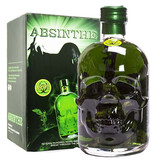 绿魔幻89.9度高度烈酒 德国进口洋酒 绿魔骷髅头苦艾酒 500ml 绿魔1瓶