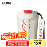 格沵（germ）可口可乐联名咖啡杯高颜值车载便携316杯子男女士大容量保温杯 白色【可口可乐联名】390ml