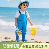 蓝鸥盾儿童赶海服男女雨鞋连体涉水裤玩水服防水户外涉水服YX1051 30