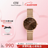 丹尼尔惠灵顿（DanielWellington）DW手女表 全新配色钢带女士手表 时尚欧美表520礼物DW00100476