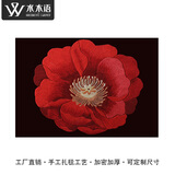 水木语手工羊毛地毯 现代花卉客厅毯 手工立体剪花 加密加厚环保 可定制 M3005F 每平米单价-羊毛/㎡（定制尺寸）
