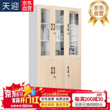 天迎文件柜铁皮柜资料柜办公室组合书柜带锁2米高TY-WJ2158