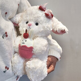 伊美娃娃小羊玩偶娃娃毛绒玩具公仔抱枕送女生女孩女友情人节礼物生日礼物