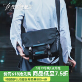 光影行星（GYXX）盖亚斜挎包单反相机包单肩大容量防水男女适用专业斜挎摄影包 黑-小【可装1机2镜,12.9IPAD】