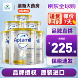 Aptamil爱他美澳洲白金版 含DHA段叶黄素婴幼儿牛奶粉 1段 * 6罐