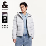 杰克·琼斯（JACK&JONES）男装衣服秋冬短款羽绒服男保暖外套合集 224312021静谧灰 3XL 195
