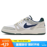 耐克NIKE板鞋男缓震FULL FORCE LO运动鞋FZ3595-100白/灰41