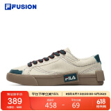 FILA FUSION斐乐潮牌帆布鞋2025年男鞋POP时尚休闲鞋低帮板鞋