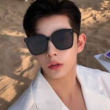 墨镜女夏潮防紫外线高级感2025新款男开车太阳眼镜防晒眼睛GM同款 D款-三点