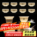 常生源 羊脂玉瓷茶具套装 家用整套白瓷陶瓷功夫茶具礼盒装 金玉送福