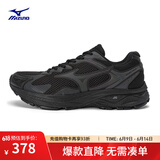 美津浓（MIZUNO）【RACER S】软底轻便运动跑步鞋男女同款缓震透气休闲慢跑鞋 01/黑色 36.5 (230mm)