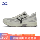 美津浓（MIZUNO）【SPEED】运动跑步鞋男女星速鞋复古老爹鞋透气缓震跑鞋 08/中灰/黑 41 (265mm)