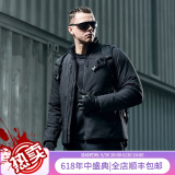 龙牙新款龙牙二代风神棉服外套运动户外保暖加厚棉服男冬季防风君品行 极夜黑 S (120-140斤）