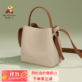 稻草人包包女包2025新款单肩包百搭水桶包斜挎包轻奢生日礼物送女友老婆