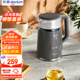 东菱（Donlim）家用电热水壶大容量智能触屏调温保温办公室恒温烧水壶DL-B2【钛金灰】
