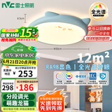雷士（NVC）LED照明吸顶灯儿童氛围卧室灯创意可爱卡通简约-龙猫蓝色包安装