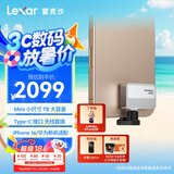 雷克沙（Lexar）2TB Type-c USB3.2 移动固态硬盘（PSSD) Professional GO 传输速度1050MB/s 直插手机 轻松扩容