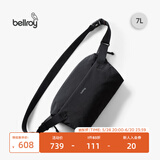 Bellroy澳洲Lite Sling 7L 轻行胸包户外骑行机能磁吸单肩斜挎包轻行包 墨黑色7L