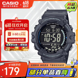 卡西欧（CASIO）复古小方块多功能户外防水男士手表AE-1500WH-8BVDF 藏蓝色