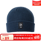 探路者（TOREAD）帽子24秋冬男女通用防风保暖弹力针织帽户外帽TELLCM90744深宝蓝