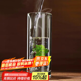 青苹果耐热水杯290ml6只 无铅玻璃杯牛奶杯啤酒杯绿茶杯多功能杯套装