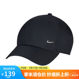 耐克NIKE运动配饰男女太阳帽棒球帽CLUB CAP速干帽子FB5372-010黑S/M