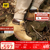 CAT卡特马丁靴中帮大黄靴男士工装鞋轻户外防滑登山鞋P110973N3BDC25 黄色 37