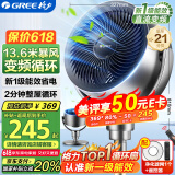 格力（GREE）【直流变频明星单品】空气循环扇遥控电风扇落地扇家用一级能效换气扇循环对流风扇 FXDZ-20X62Bg3