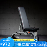 马西（MASSFIT）多功能仰卧板哑铃凳卧推凳飞鸟凳健身椅仰卧起坐板家用健身器材 MAB银灰
