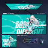 懒人不懒天选姬鼠标垫天选姬桌垫笔记本电脑键盘垫超大号办公家用定制防滑键盘鼠标垫办公游戏用加大加厚 天选姬047 30*25cm*3mm