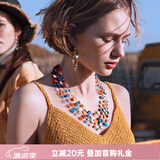 special毛衣链时尚饰品气质长款多层项链女颈链海贝毛衣链锁骨链 小众时尚项链