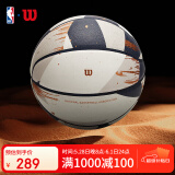 Wilson威尔胜NBA CHAMPAGNE SERIES白蓝金设计PU成人室内外通用7号篮球 