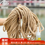 寿禾 麻绳装饰粗绳子手工DIY捆绑家庭学校 粗麻绳10mm约50m长+胶水